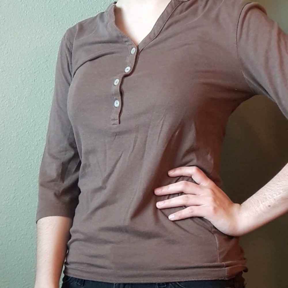 Brown shirt